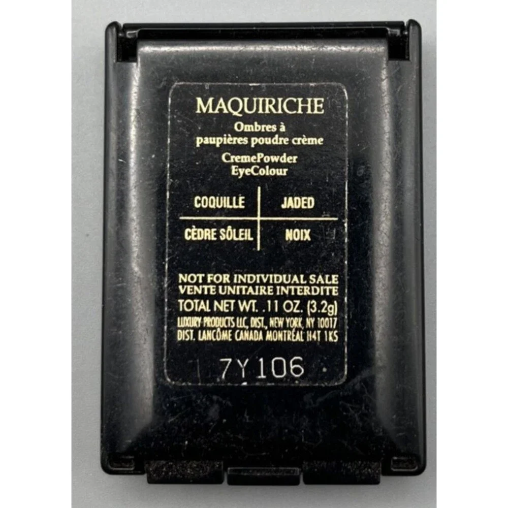Lot of 4 Lancome Eye Shadow Travel Size Sets Sensational Effects & Maquiriche